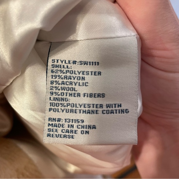 Sebby Shacket Shirt Jacket Plaid Button Up Coat Medium Preppy Academia Winter - Picture 15 of 16